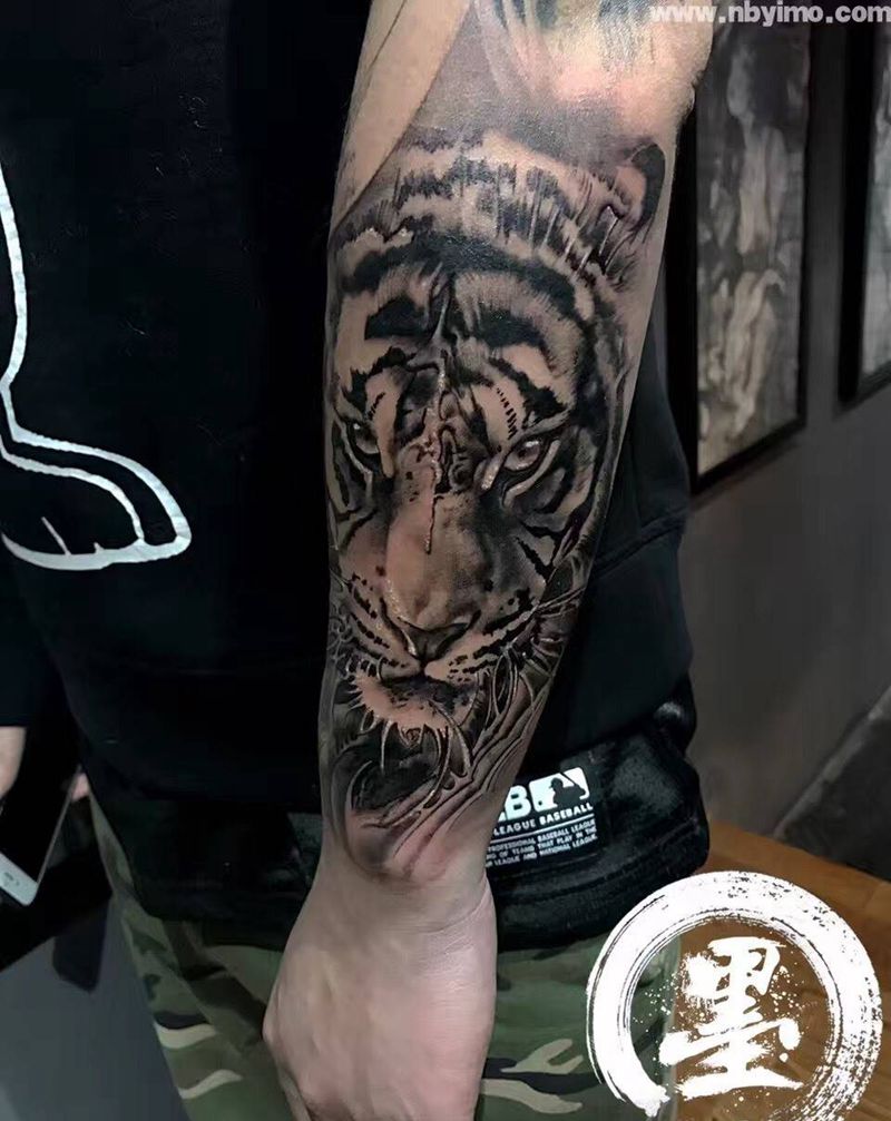 老虎纹身图片