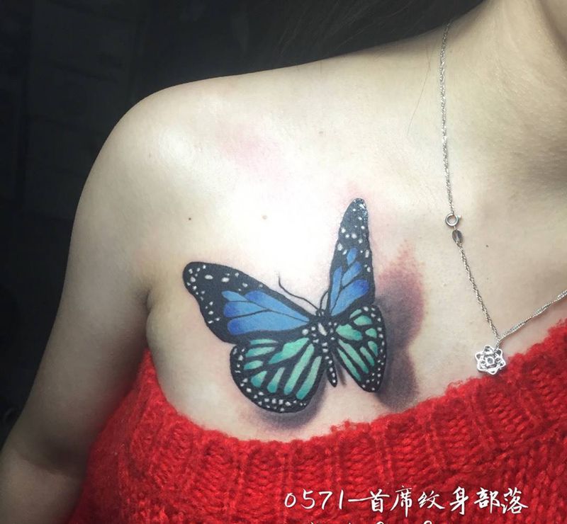 蝴蝶纹身图片
