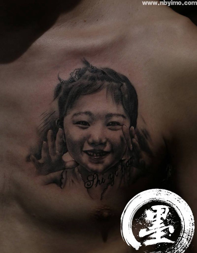 肖像纹身图片