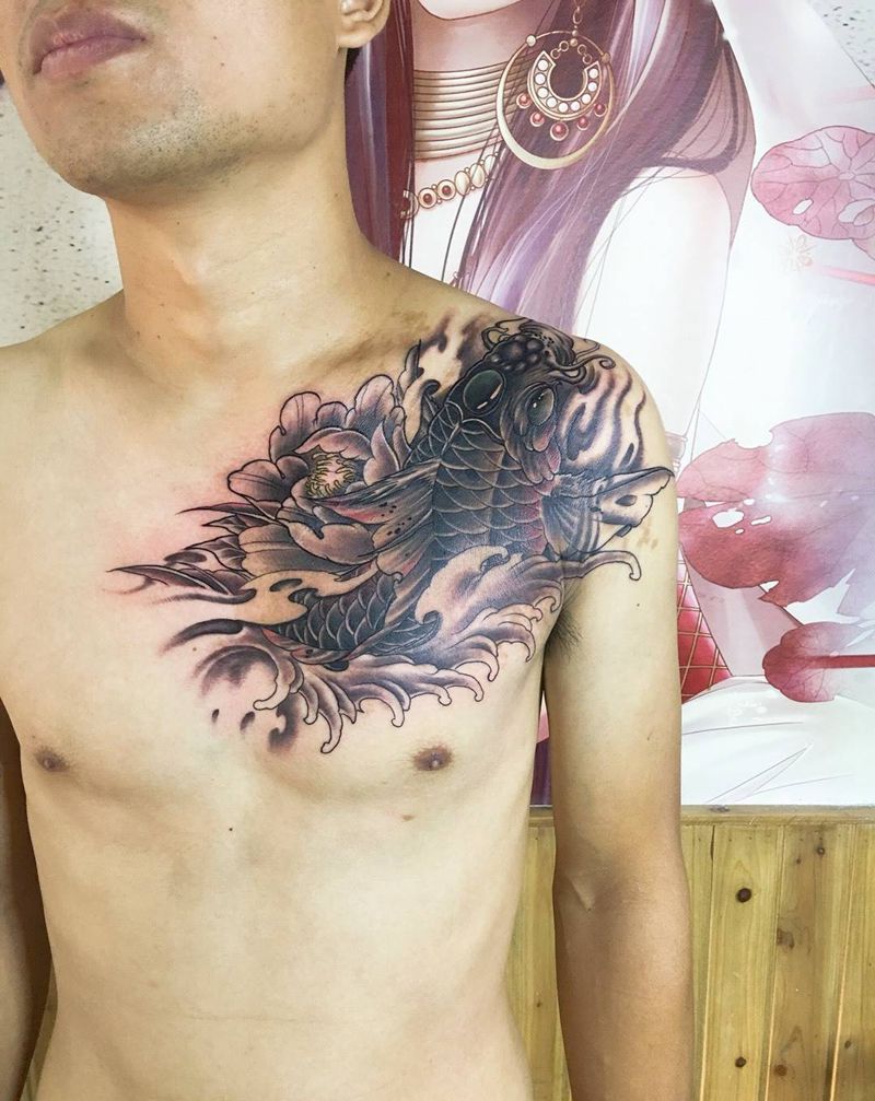 遮盖胎记纹身图片