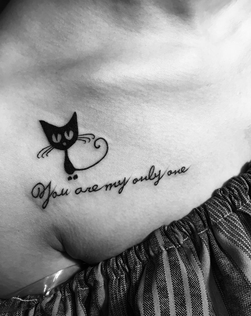 小猫咪纹身图片