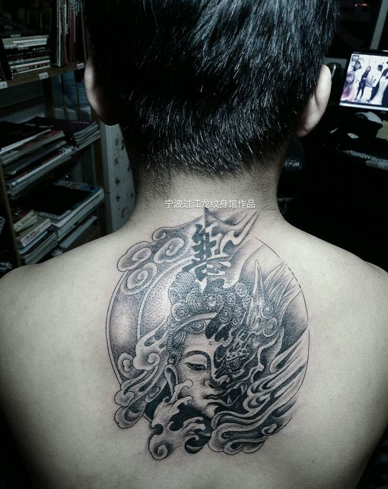 佛魔一念间纹身图片