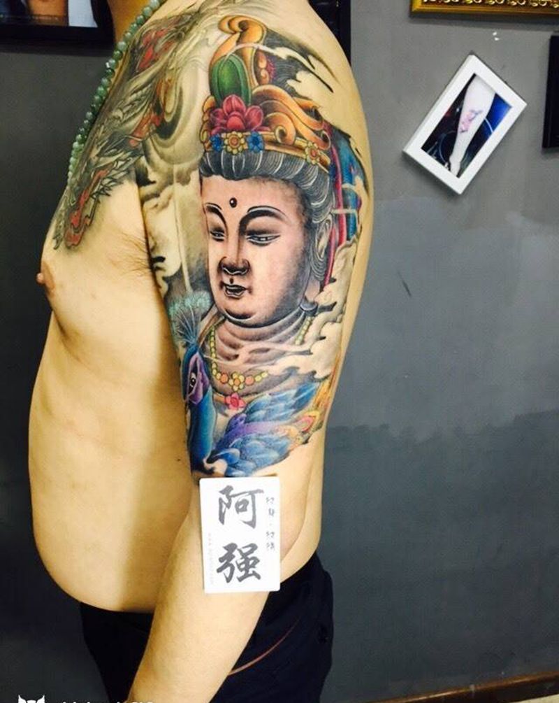 佛像纹身图片