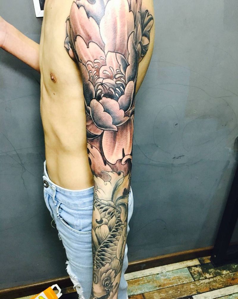 花臂纹身图片