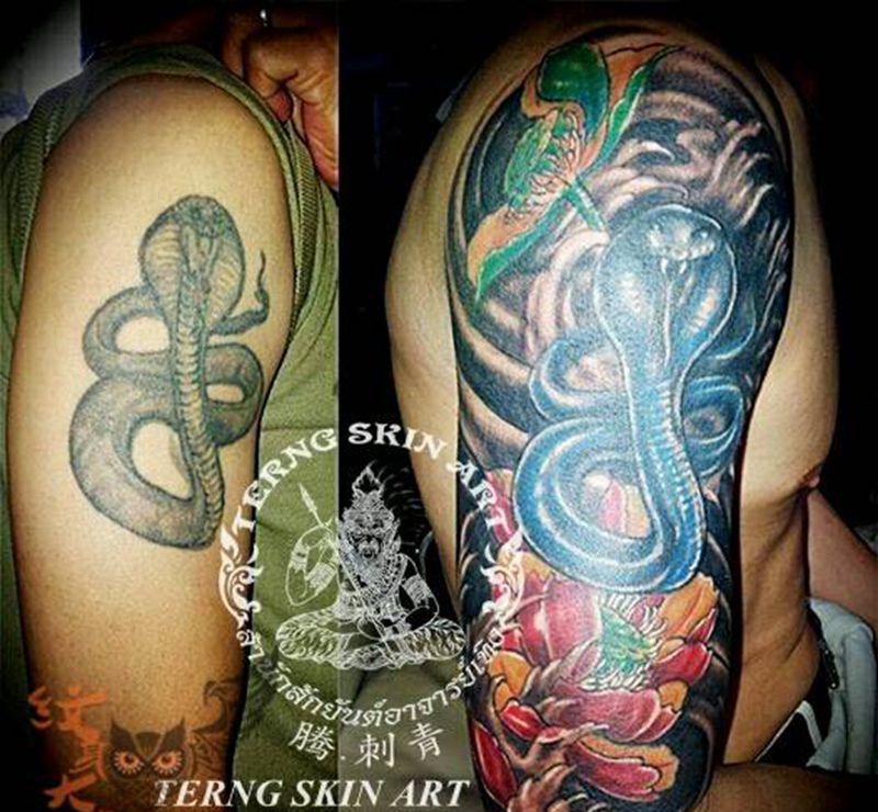 遮盖及修改作品纹身图片_遮盖修改疤痕遮盖纹身图案