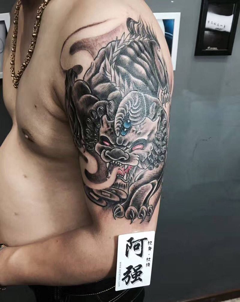 貔貅纹身图片