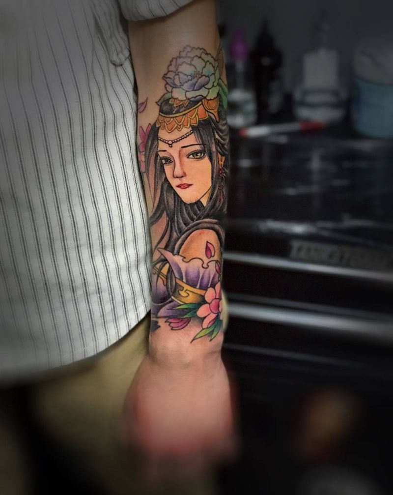 美女图纹身图片