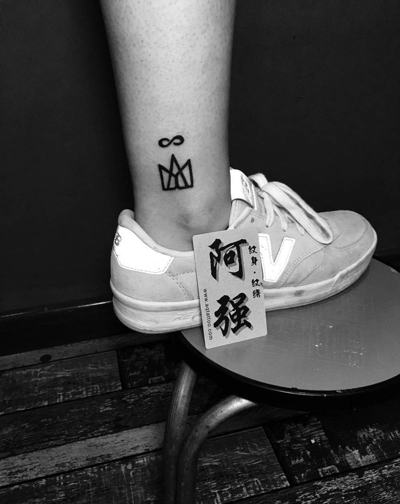 无线标志纹身图片