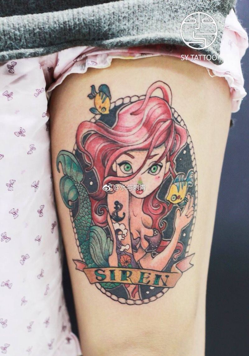迪士尼纹身图片