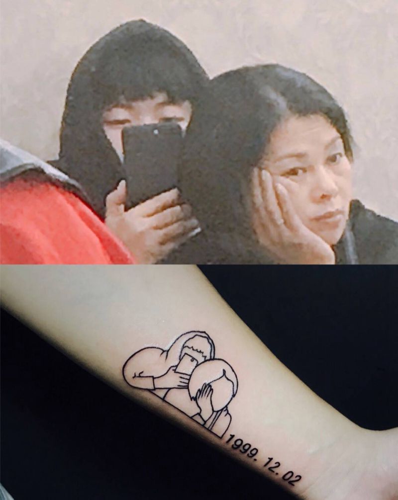 简笔画纹身图片