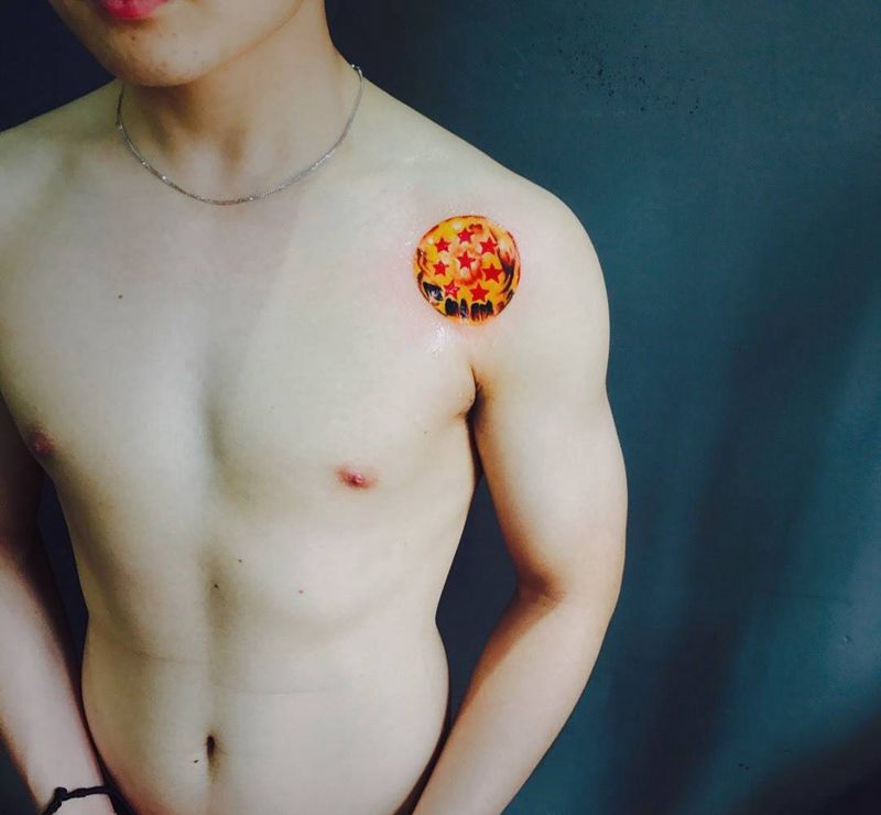 七龙珠纹身图片