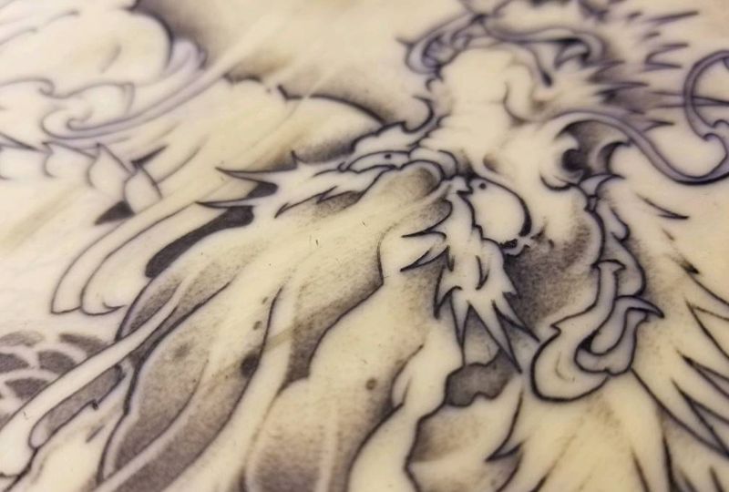 龙纹身图片_新传统纹身图案