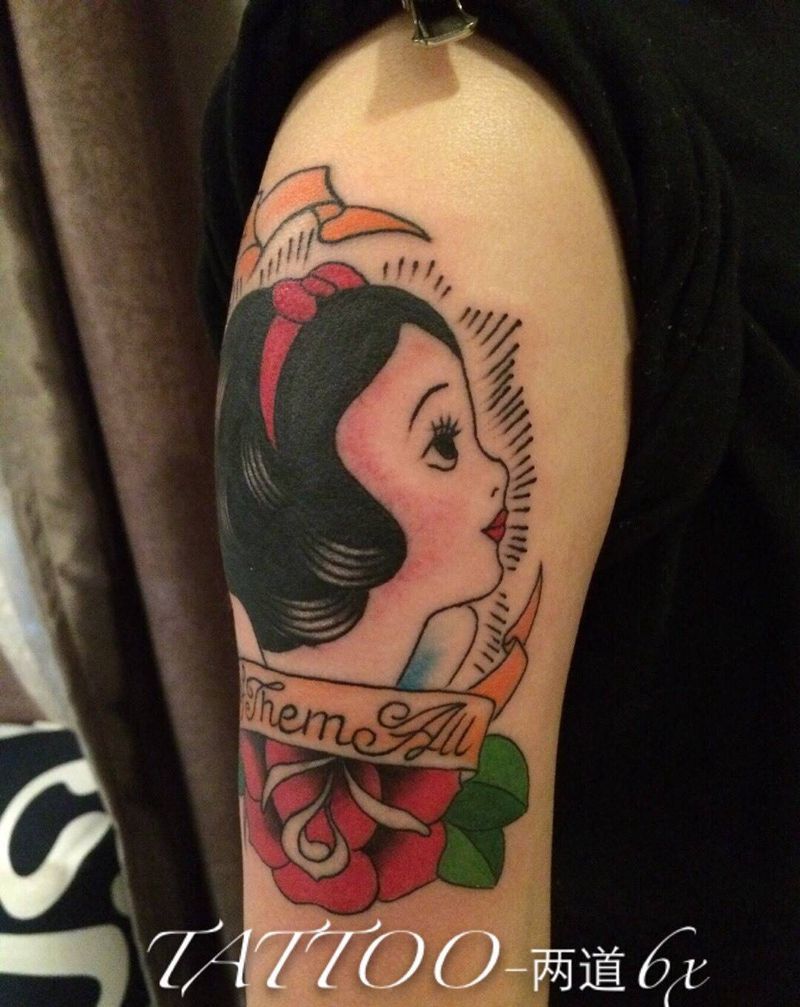 白雪公主纹身图片