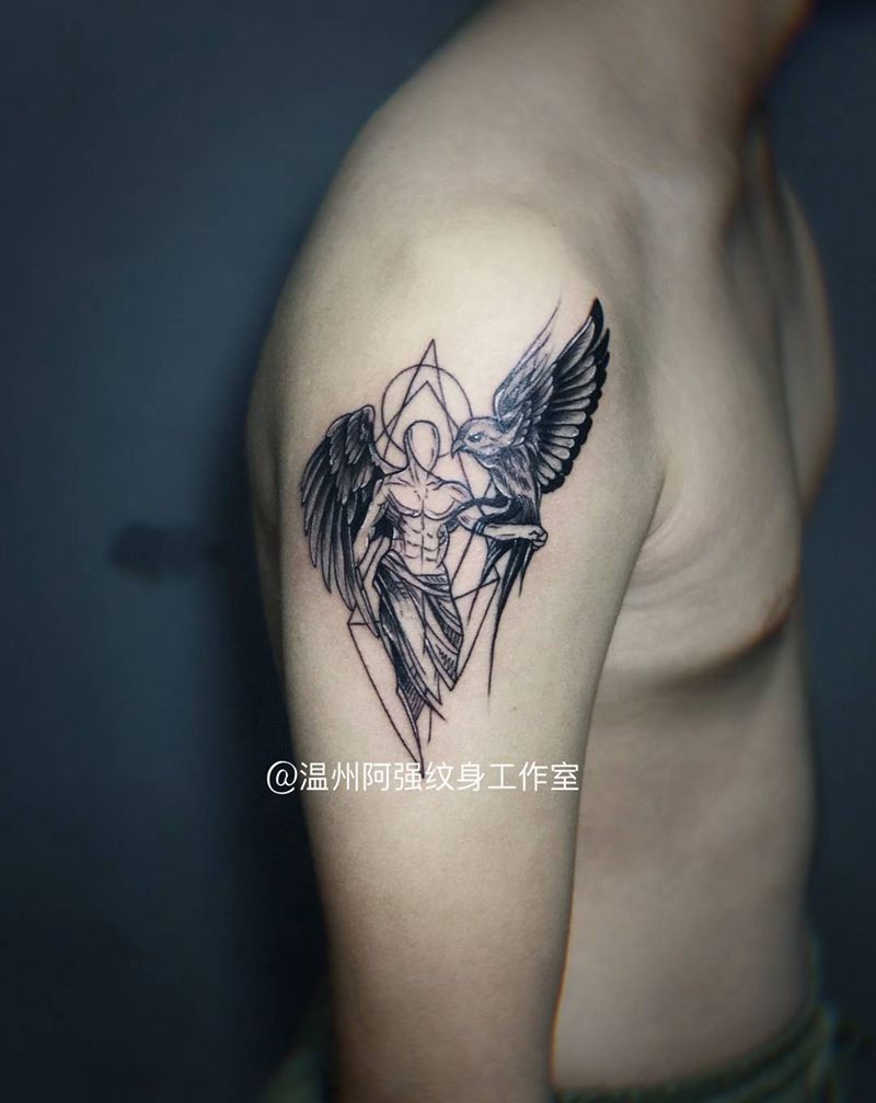 天使纹身图片