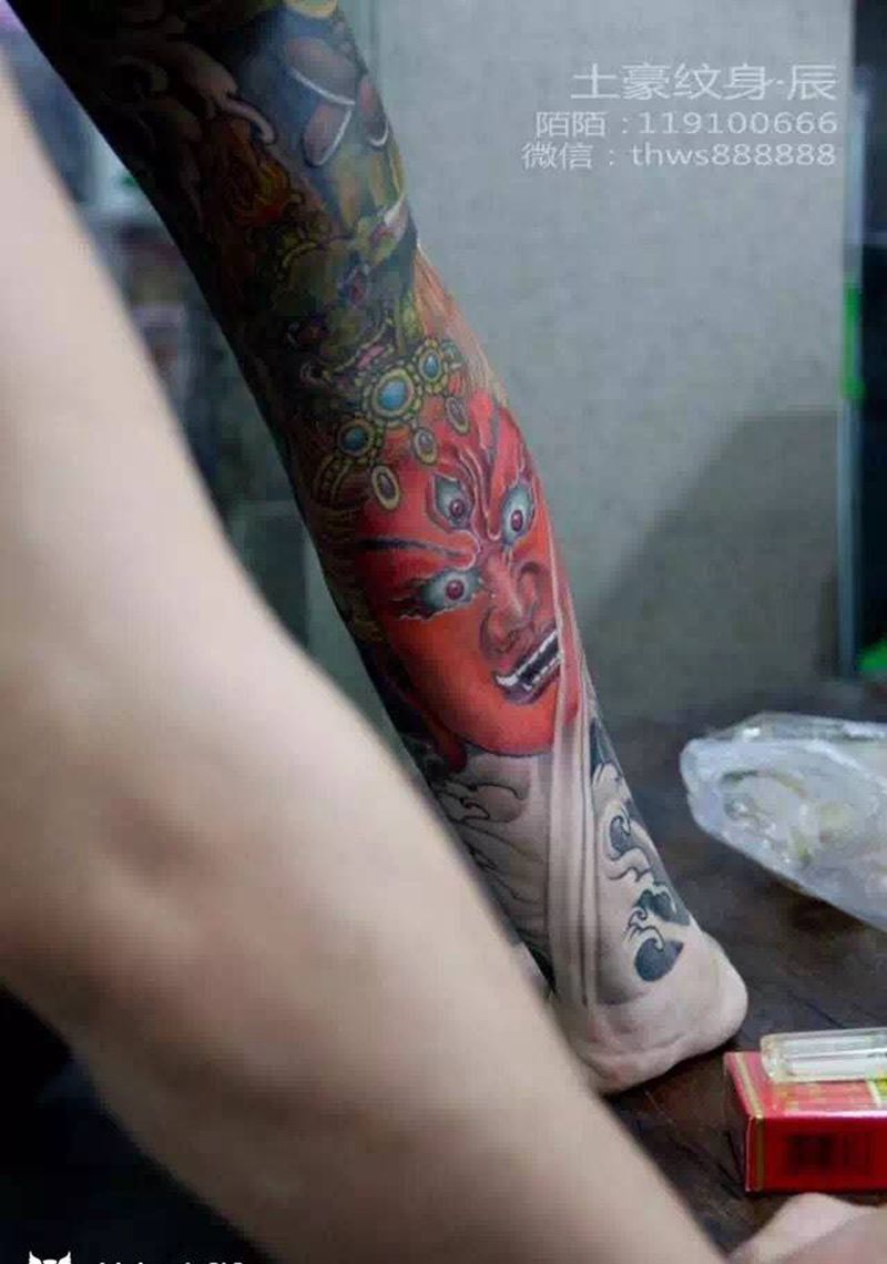 大黑天纹身图片