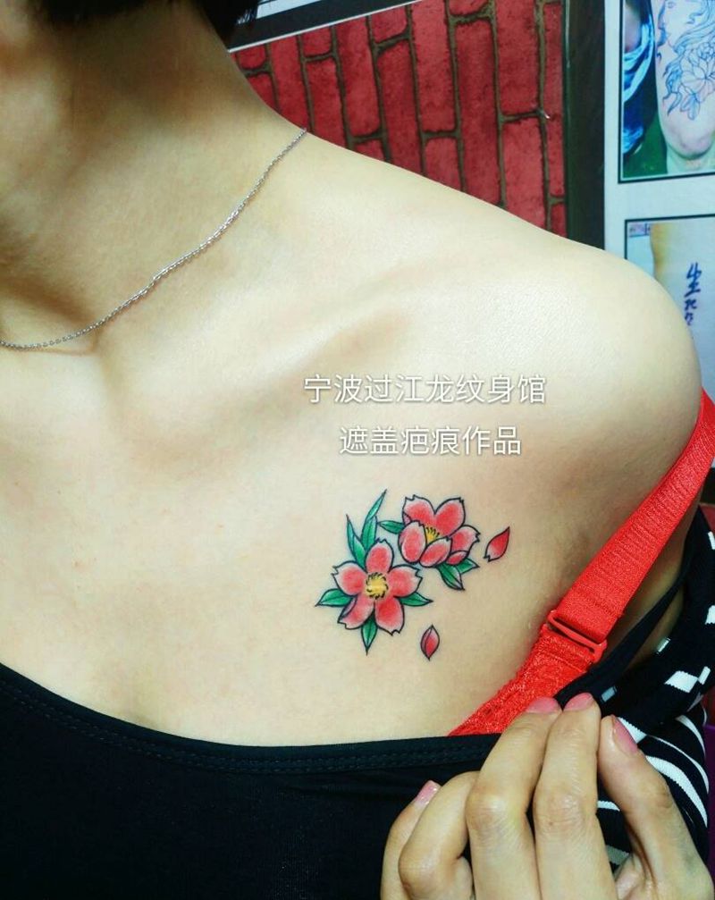 遮盖疤痕纹身图片