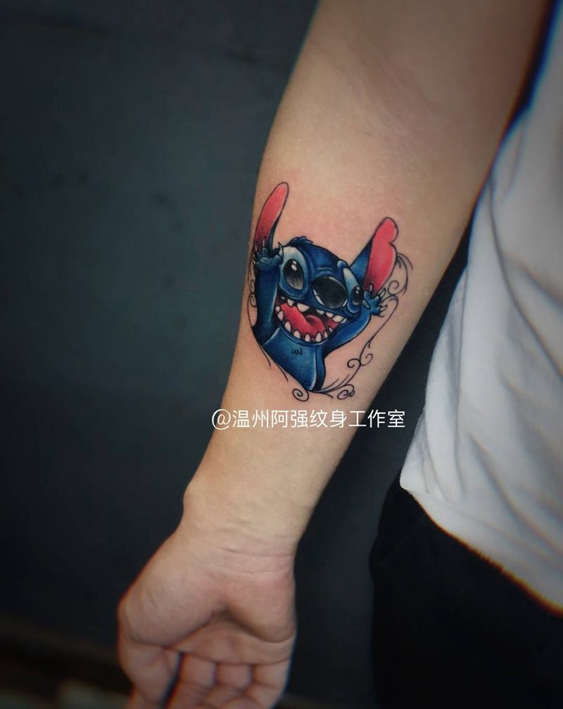 史迪仔纹身图片