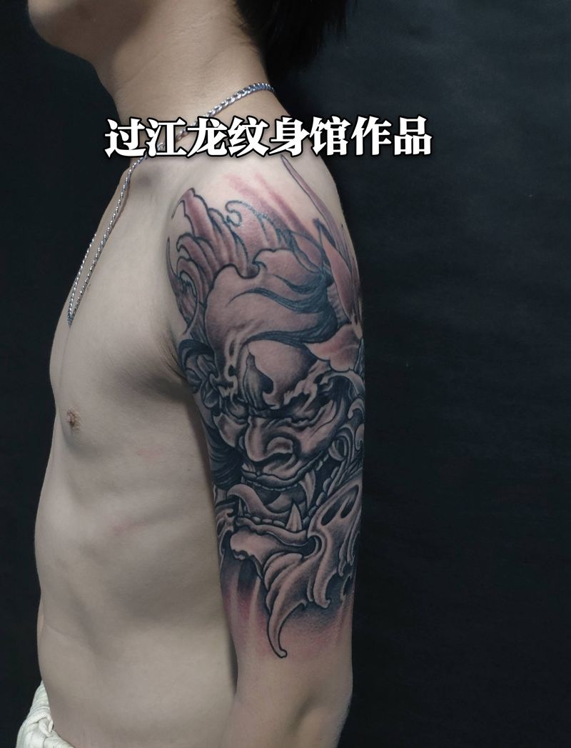 般若纹身图片_手臂手部新传统老传统般若纹身图案