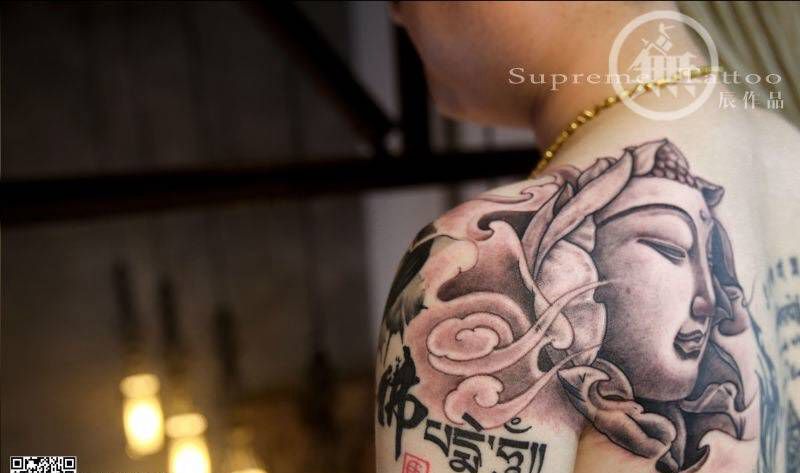 佛纹身图片
