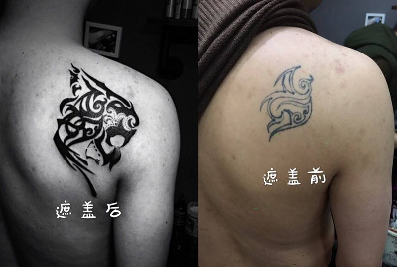 遮盖作品纹身图片