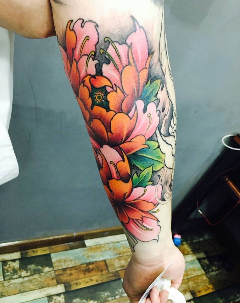 包小臂纹身图片