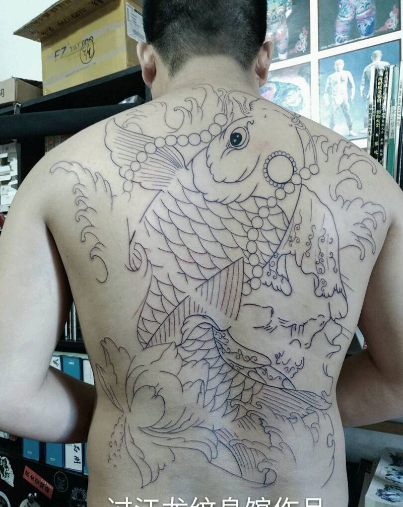 鱼纹身图片