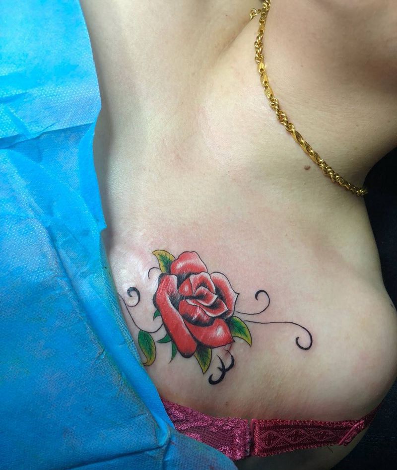 疤痕遮盖纹身图片