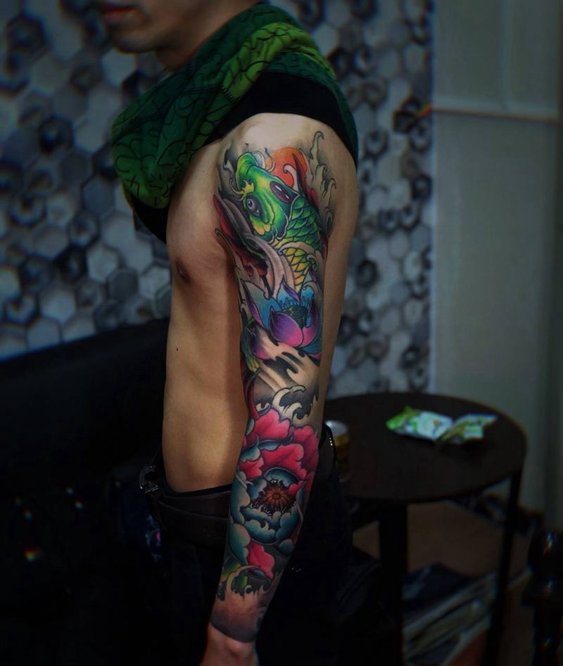 花臂纹身纹身图片