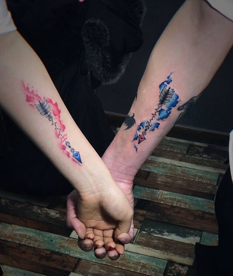 情侣纹身图片