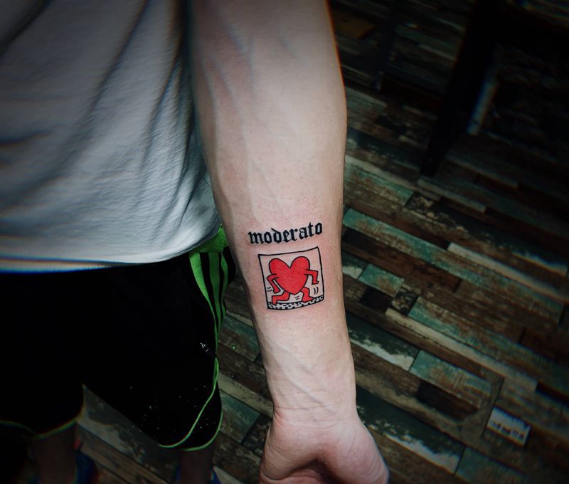 权志龙纹身纹身图片_手臂New School纹身图案