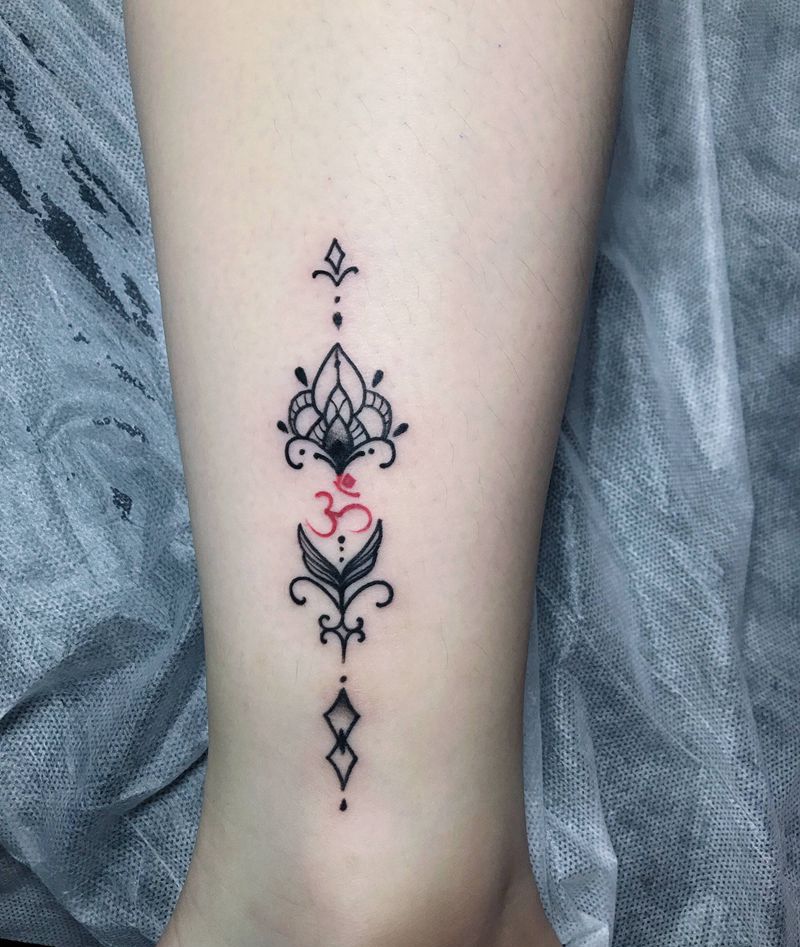 小图纹身图片_腿部纹身图案