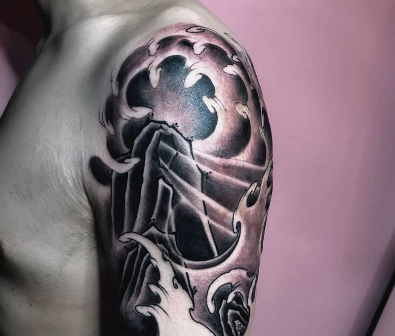 遮盖纹身图片_手部纹身图案