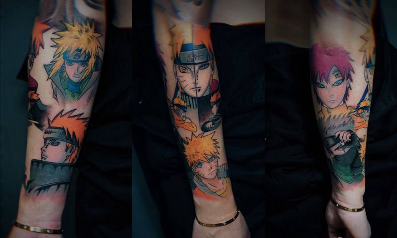 火影忍者纹身图片