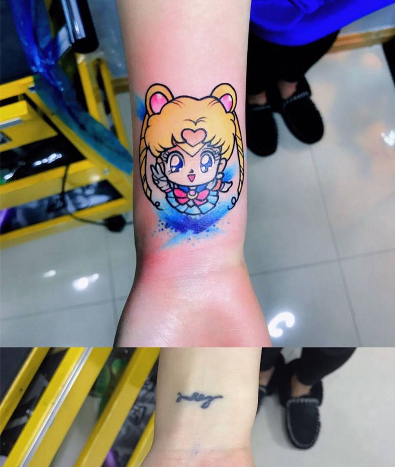 遮盖纹身图片_成品手部清新纹身图案