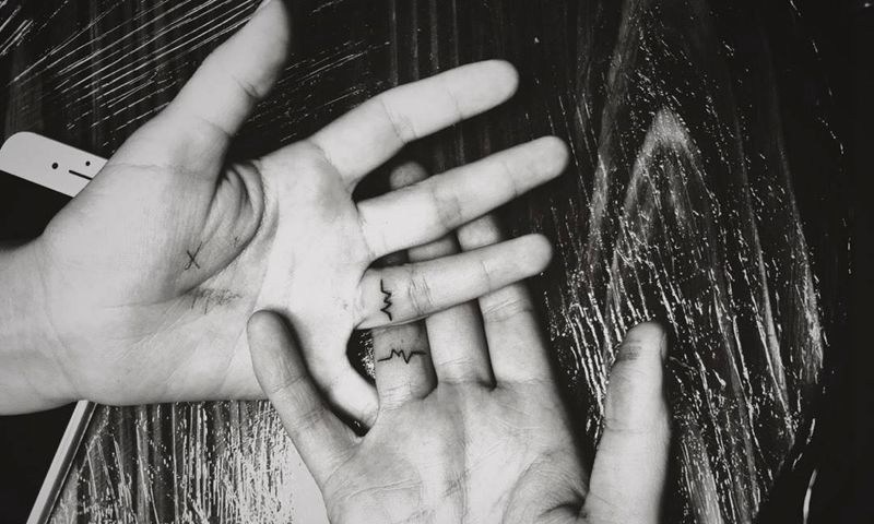 小图纹身图片_清新手臂手部纹身图案