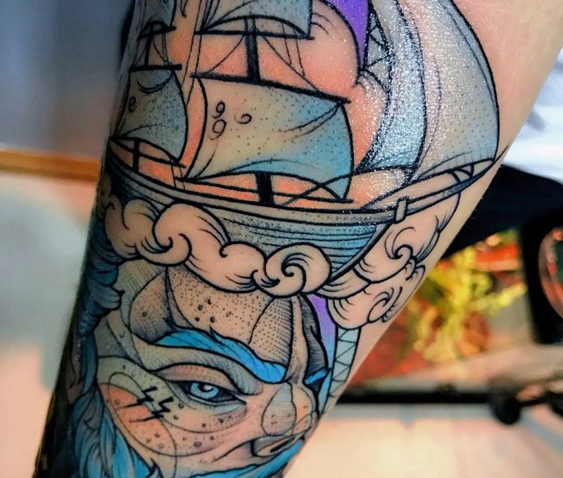 遮盖作品纹身图片_成品手部欧美纹身图案