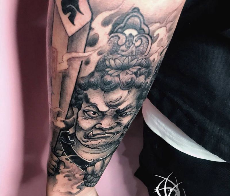 不动纹身图片_手部纹身图案