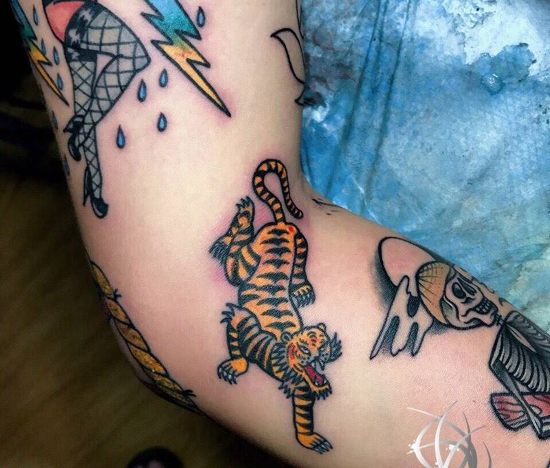 老虎纹身图片
