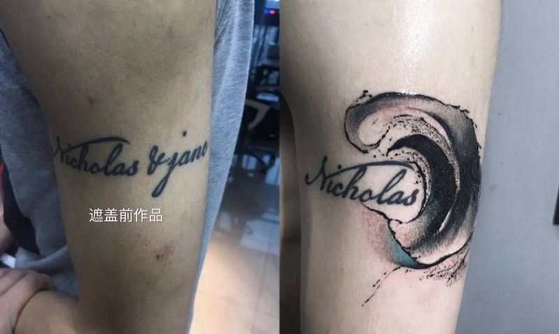 遮盖纹身图片_成品手部纹身图案