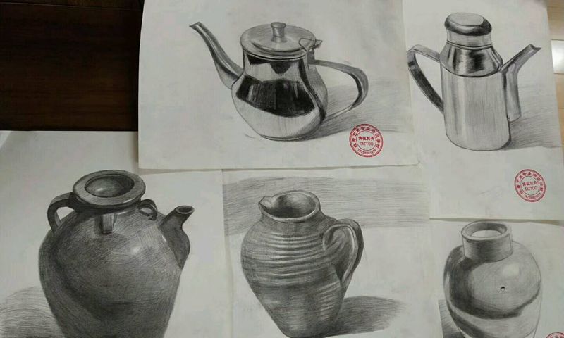 徒弟素描作品纹身图片_新传统老传统纹身图案