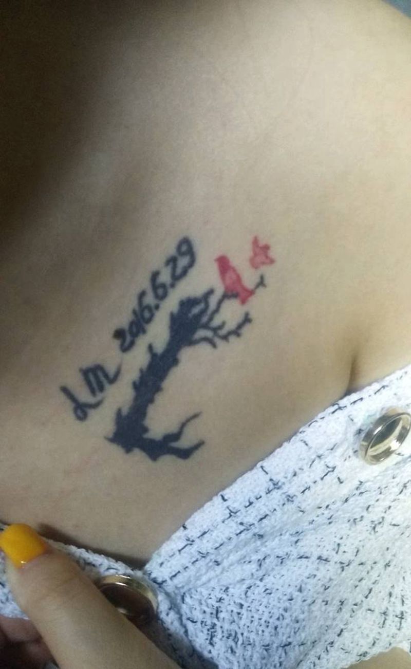 遮盖旧图纹身图片_肩部新传统纹身图案