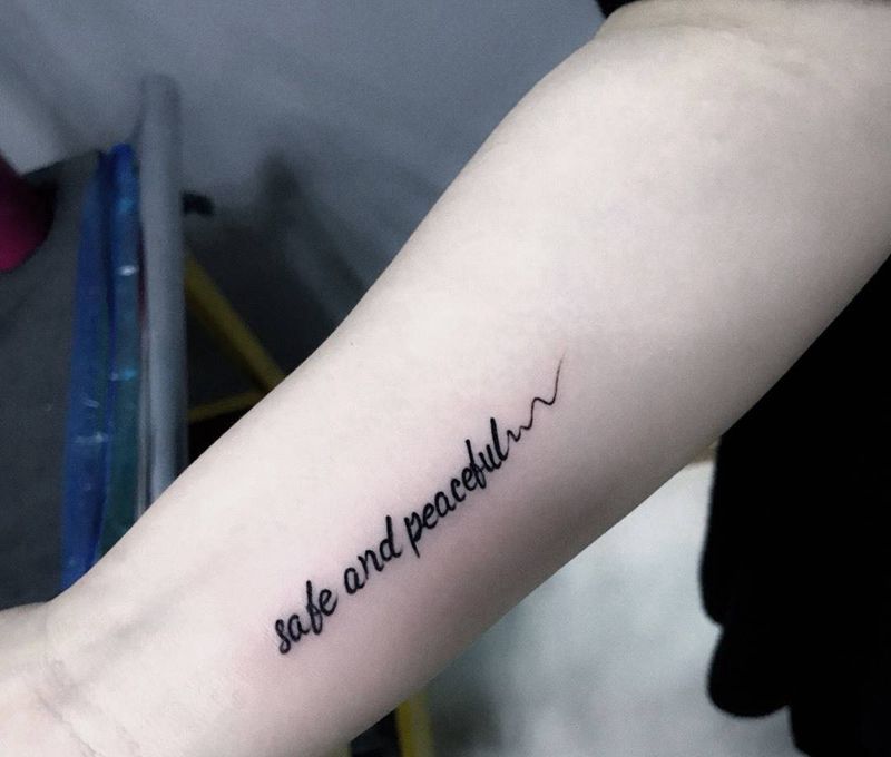 字母纹身图片_成品清新字符纹身图案