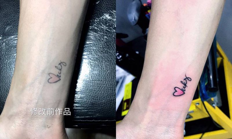 修改纹身图片_成品手部清新纹身图案