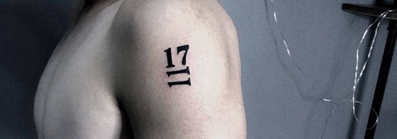 字母纹身图片_成品手臂清新字符纹身图案