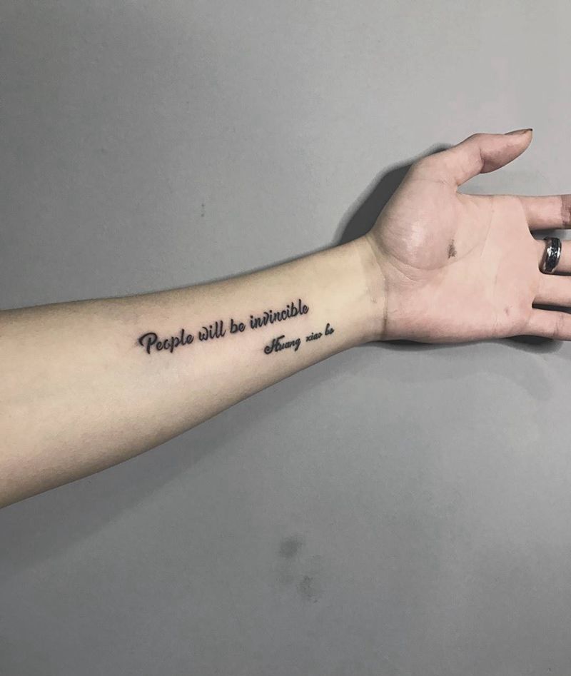 字母纹身图片_成品手部清新字符纹身图案