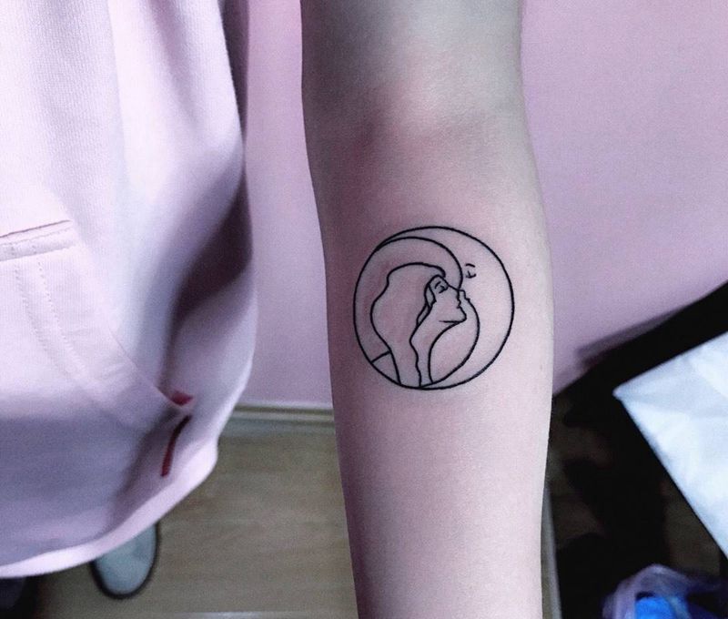 小清新纹身图片_成品手部清新纹身图案