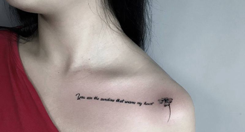 字母纹身图片_成品手臂胸部清新几何字符纹身图案