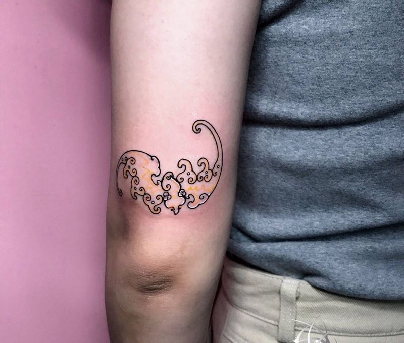 蝙蝠纹身图片_手部纹身图案