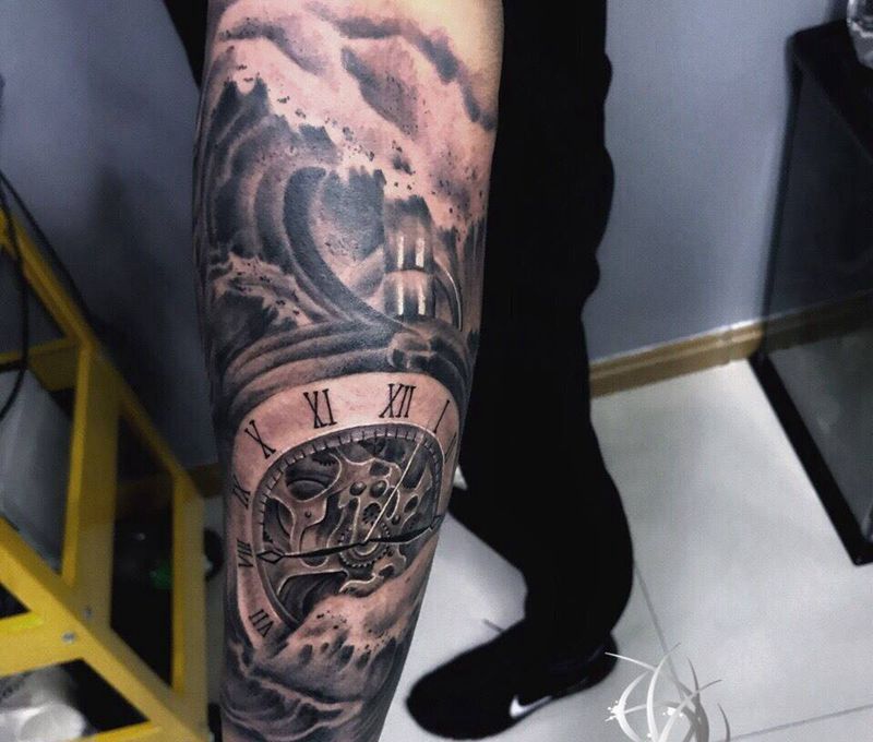 欧美纹身图片_手臂纹身图案