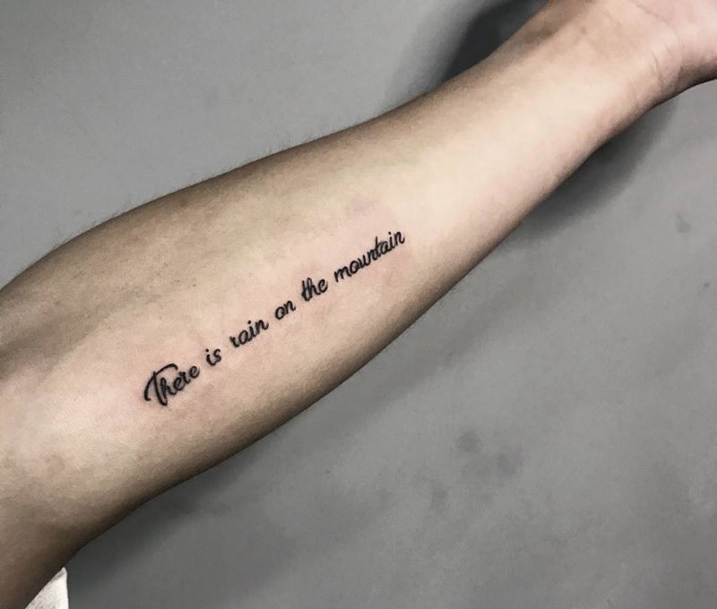 字母纹身图片_成品手部清新字符纹身图案